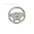 Vòng khóa logo ô tô kim loại nóng bán
